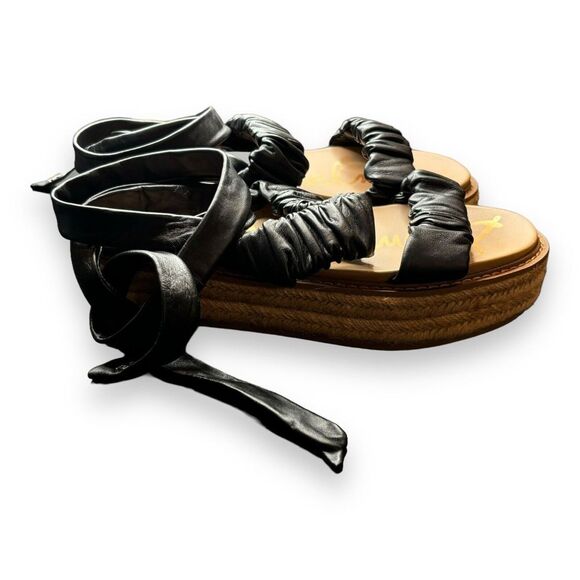 Sam Edelman Women's Size 7.5‎ black  Kerin Platform Sandals - Picture 3 of 8